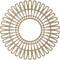Ekena Millwork Cornelius Wood Fretwork Pierced Ceiling Medallion, Birch, 38"OD x 14 1/8"ID x 3/8"T CMWP38X0375CRBI - alternate 3